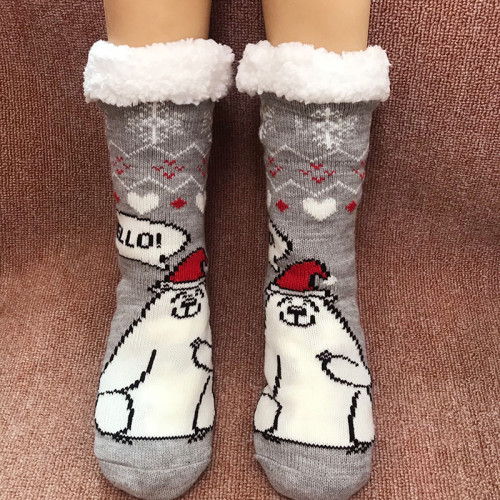 地板襪成人毛線襪家居睡眠襪産後月子襪秋冬季保暖女加絨加厚襪子 地板襪成人毛線襪家居睡眠襪産後月子襪秋冬季保暖女加絨加厚襪子