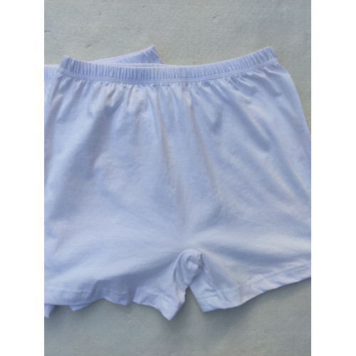 女士平角純白色內褲100%純棉媽媽寬松高腰大碼全棉打底褲透氣短褲 女士平角純白色內褲100%純棉媽媽寬松高腰大碼全棉打底褲透氣短褲