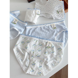 5條日系碎花少女純棉內褲女生7A抑菌甜美透氣2025夏季新款三角褲