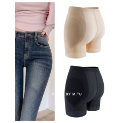 新品韓國簡約豐臀豐胯褲收腹自然臀胯一體無痕提臀翹臀打底褲內褲