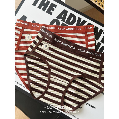 A類嬰兒棉女士內褲復古條紋控全褲7A抑菌撞色大碼200斤胖MM三角褲 A類嬰兒棉女士內褲復古條紋控全褲7A抑菌撞色大碼200斤胖MM三角褲