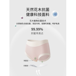 埃茉無痕內褲女2025新款純棉抗菌全棉襠胖mm大碼中高腰女士三角褲