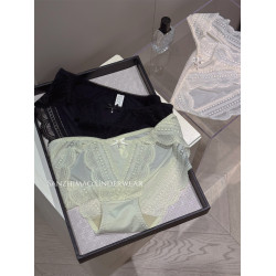 高開叉軟糯牛奶冰絲，2025新性感蕾絲內褲女士三角褲純欲女純棉襠