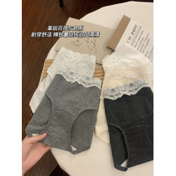 蕾絲內褲女生2025新款純棉女士全棉抗菌襠女款夏季薄款7a級三角褲