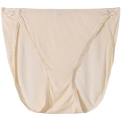 真絲三角無痕內褲薄款夏季100%桑蠶絲包臀透氣速乾低腰性感短褲女