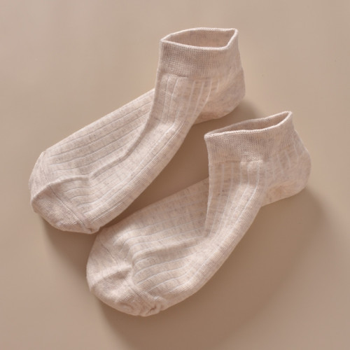 5雙 襪子女純棉短襪日系淺口純色防臭大碼中筒襪女襪春夏學生船襪