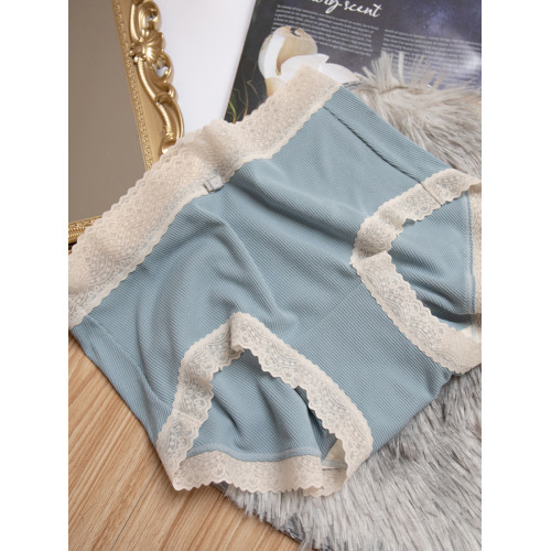 桃醬少女丨親膚柔軟 舒適螺紋蕾絲邊中腰無痕日系溫柔包臀內褲女 桃醬少女丨親膚柔軟 舒適螺紋蕾絲邊中腰無痕日系溫柔包臀內褲女