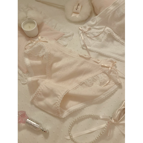 草莓奶包~愛心提花純棉女士中腰內褲女生純欲蕾絲甜美女士夏薄款 草莓奶包~愛心提花純棉女士中腰內褲女生純欲蕾絲甜美女士夏薄款