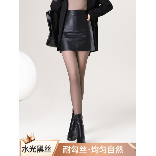 小個子水光黑絲襪黑透膚一體光腿神器女秋冬加絨高腰收腹打底褲 小個子水光黑絲襪黑透膚一體光腿神器女秋冬加絨高腰收腹打底褲