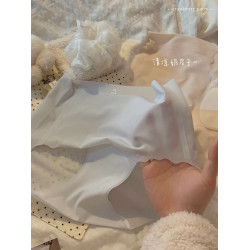 海鹽冰糖~面膜褲無痕冰絲內褲女生10A抑菌加長襠蜜桃臀夏季薄款