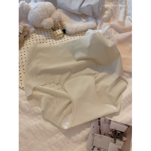 海鹽冰糖~面膜褲無痕冰絲內褲女生10A抑菌加長襠蜜桃臀夏季薄款