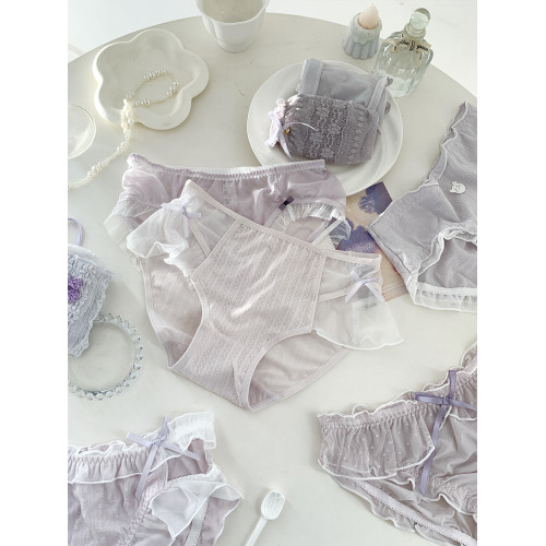 森日和葉浪漫夢幻紫色純欲女生三角褲可愛甜美溫柔2025新款內褲女 森日和葉浪漫夢幻紫色純欲女生三角褲可愛甜美溫柔2025新款內褲女