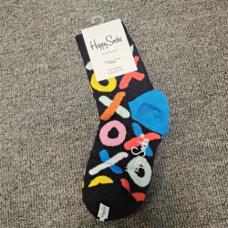 happysocks童襪4-9嵗ins潮流卡通時尚百搭純棉中筒男女兒童嬰兒襪