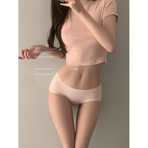 穿瑜珈褲也無印記的!真正的無痕內褲!2024新款黑科技奶皮質感女 穿瑜珈褲也無印記的!真正的無痕內褲!2024新款黑科技奶皮質感女