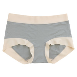 江小噠60支蘭精莫代爾少女內褲裸感簡約中高腰無痕艾草抗菌三角褲