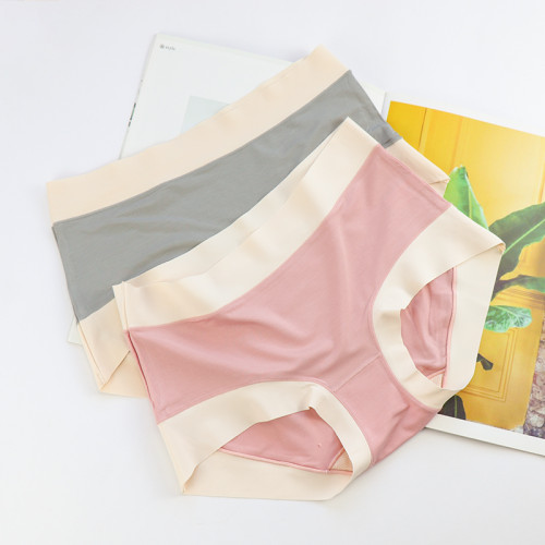江小噠60支蘭精莫代爾少女內褲裸感簡約中高腰無痕艾草抗菌三角褲 江小噠60支蘭精莫代爾少女內褲裸感簡約中高腰無痕艾草抗菌三角褲