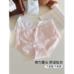 六衹兔子3條裝內褲女10A抑菌底襠棉質透氣舒適全包臀甜美女生短褲