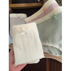 A類內褲女生純棉7A全棉抗菌襠女士中腰包臀大碼三角短褲2025新款