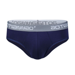 4條男士內褲莫代爾三角褲舒適簡約透氣性感四條盒裝男人星期褲