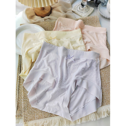 高腰內褲女2025新款純棉抗菌透氣胖mm大碼女士無痕全棉襠三角短褲 高腰內褲女2025新款純棉抗菌透氣胖mm大碼女士無痕全棉襠三角短褲