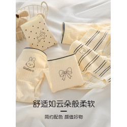 女士內褲純棉7a級抗菌2025新款A類女生少女童學生透氣大碼三角褲