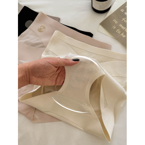 高腰收腹無痕內褲女夏季薄款冰絲三角褲2025新款抗菌女生提臀短褲 高腰收腹無痕內褲女夏季薄款冰絲三角褲2025新款抗菌女生提臀短褲