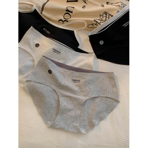 慵懶假日~女生一片式無痕純棉女士三角褲全棉透氣內褲女2025新款 慵懶假日~女生一片式無痕純棉女士三角褲全棉透氣內褲女2025新款