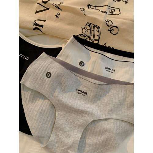 慵懶假日~女生一片式無痕純棉女士三角褲全棉透氣內褲女2025新款 慵懶假日~女生一片式無痕純棉女士三角褲全棉透氣內褲女2025新款