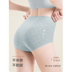 貓人內褲女士純棉2025新款高腰收腹全棉襠抗菌媽媽大碼三角褲女款