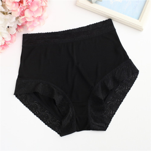 高腰真絲內褲女桑蠶絲薄款透氣抗菌女士式平角短褲蕾絲款三角內衣 高腰真絲內褲女桑蠶絲薄款透氣抗菌女士式平角短褲蕾絲款三角內衣