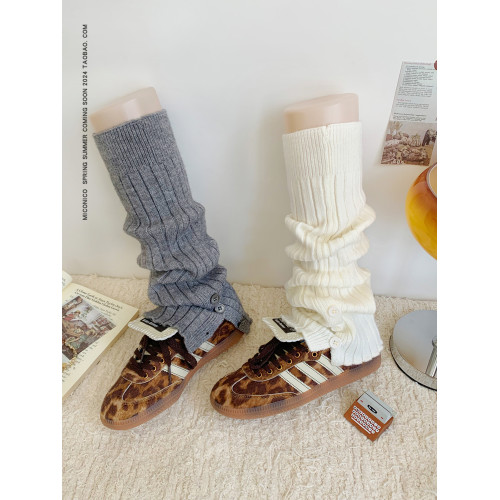 miconico秋冬厚針織堆堆襪套女生y2k修飾腿型紐釦腿套顯瘦長筒襪 miconico秋冬厚針織堆堆襪套女生y2k修飾腿型紐釦腿套顯瘦長筒襪