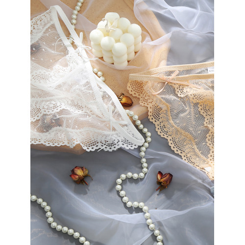 4條網紗無痕內褲女蕾絲大碼少女褲頭低腰性感女士三角全棉襠底褲 4條網紗無痕內褲女蕾絲大碼少女褲頭低腰性感女士三角全棉襠底褲