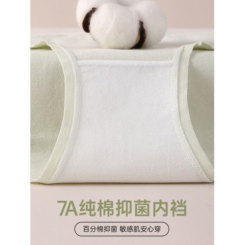 貓人女士內褲純棉抗菌襠大碼中腰2025新款純棉全棉襠少女三角短褲 貓人女士內褲純棉抗菌襠大碼中腰2025新款純棉全棉襠少女三角短褲