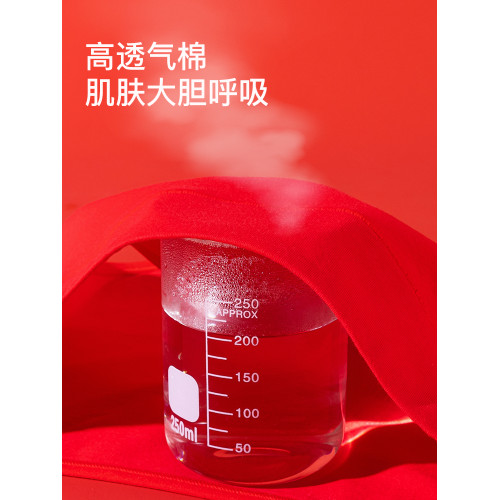 貓人紅色內褲女純棉7a級抗菌全棉襠2025新款中腰女士透氣三角短褲 貓人紅色內褲女純棉7a級抗菌全棉襠2025新款中腰女士透氣三角短褲