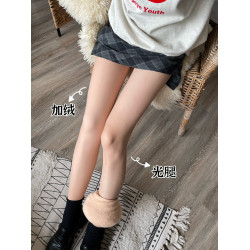 2025新版麋了個鹿光腿神器超自然裸感加絨肉膚色打底九分連體褲襪