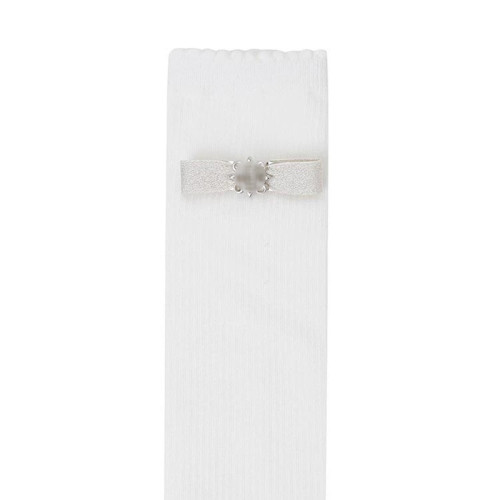 高爾夫女士球襪蝴蝶結可拆五金配飾運動襪四季可穿防滑透氣長筒襪