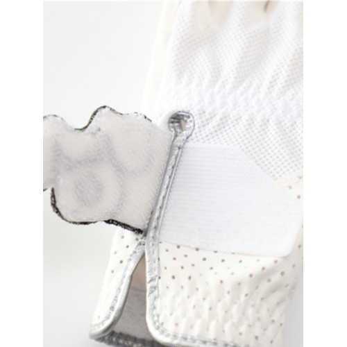 露指透氣網高爾夫手套韓國女士高爾夫練習手套夏天專用清爽小羊皮