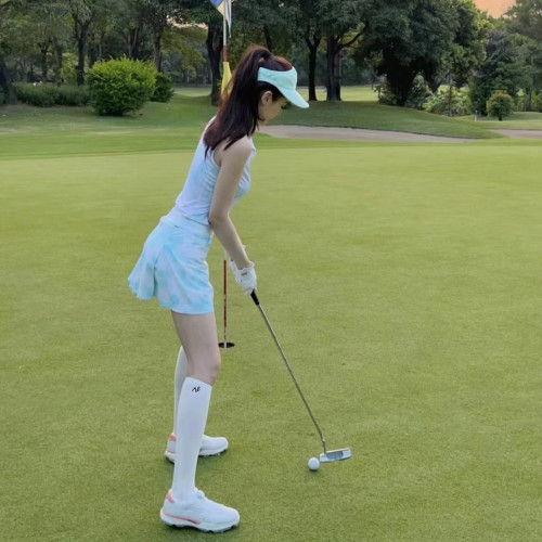 高爾夫襪子女款過膝襪球襪運動長襪GOFL襪子女時尚襪子純棉棒球襪