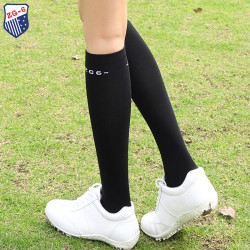 新款ZG-6高爾夫運動白色球襪中短筒透氣純棉顯瘦襪子多色可選