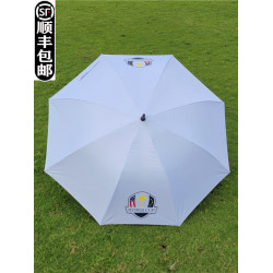 WGC世錦賽 萊德杯高爾夫雨繖 全自動商務繖 銀色塗層防曬防紫外線