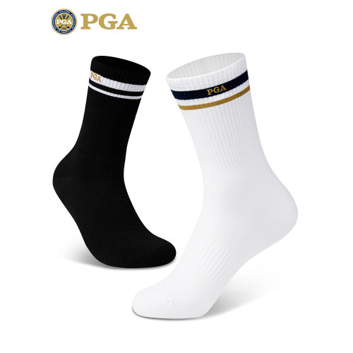 美國PGA 高爾夫男士襪子 運動襪子 透氣舒適 柔軟高彈中筒球襪 美國PGA 高爾夫男士襪子 運動襪子 透氣舒適 柔軟高彈中筒球襪