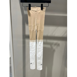 新款高爾夫球襪女士彈力運動網球連體襪子絲襪拼接撞色百搭棒球襪