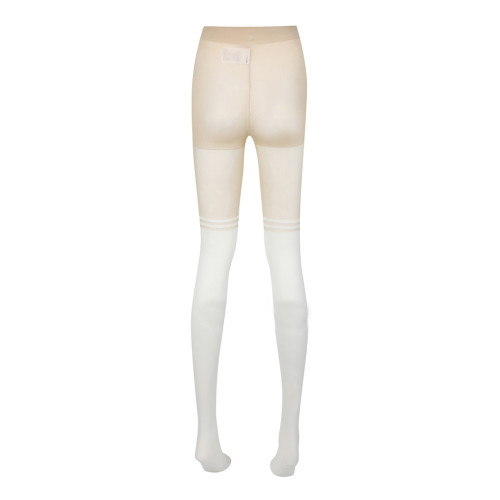 新款高爾夫球襪女士彈力運動網球連體襪子絲襪拼接撞色百搭棒球襪 新款高爾夫球襪女士彈力運動網球連體襪子絲襪拼接撞色百搭棒球襪