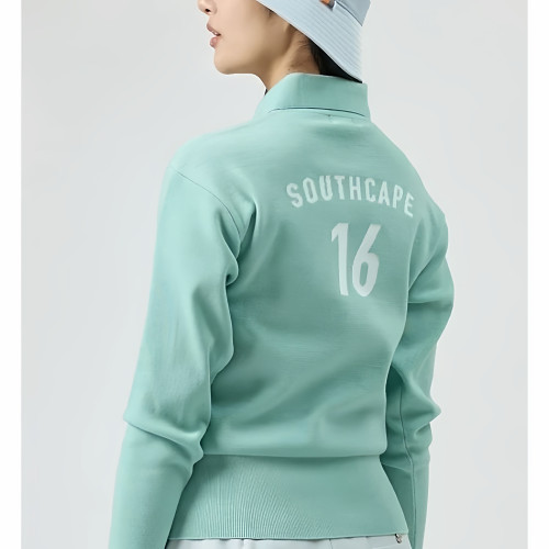 韓國高爾夫服裝女裝高級針織衫衛衣運動修身長袖毛衣時尚休閒上衣 韓國高爾夫服裝女裝高級針織衫衛衣運動修身長袖毛衣時尚休閒上衣