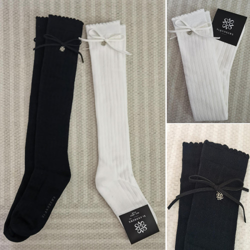 冬襪23原單高爾夫球襪golf加厚保暖毛巾襪38公分蝴蝶結小五金長襪 冬襪23原單高爾夫球襪golf加厚保暖毛巾襪38公分蝴蝶結小五金長襪