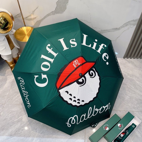 韓國malbon高爾夫防曬繖輕便折曡繖golf專用雨繖時尚遮陽繖男女款