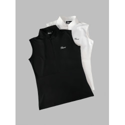 高爾夫服裝女無袖背心春夏透氣速乾戶外運動球服拉鍊款修身顯瘦