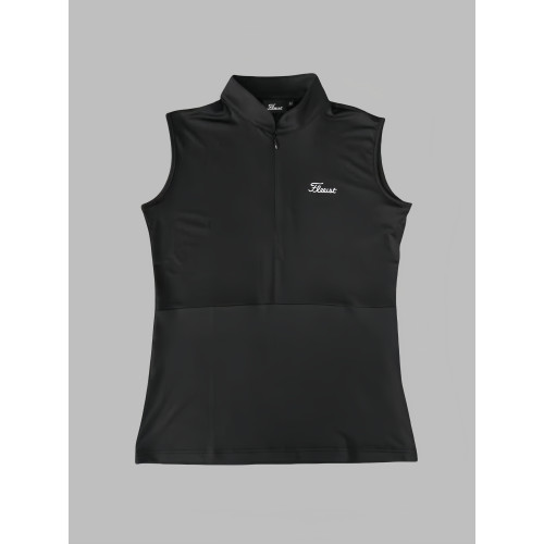 高爾夫服裝女無袖背心春夏透氣速乾戶外運動球服拉鍊款修身顯瘦 高爾夫服裝女無袖背心春夏透氣速乾戶外運動球服拉鍊款修身顯瘦