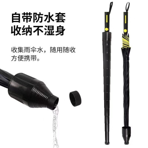 雨加大加固加厚抗暴雨專用大號結實抗風長柄帶防水套收納車用 雨加大加固加厚抗暴雨專用大號結實抗風長柄帶防水套收納車用