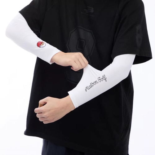 malbon高爾夫冰袖男女通用2025新款夏季彈力透氣遮陽防曬冰絲袖套